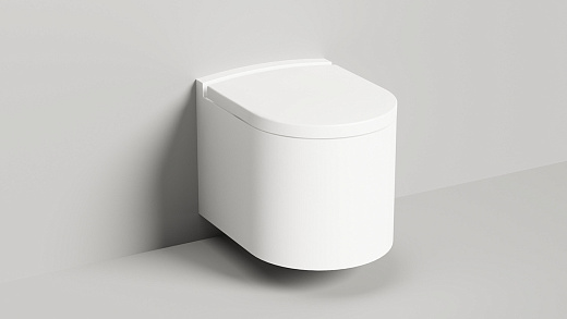 240121KM Унитаз Salini GEMELLI с крышкой (S-Stone, белый матовый)